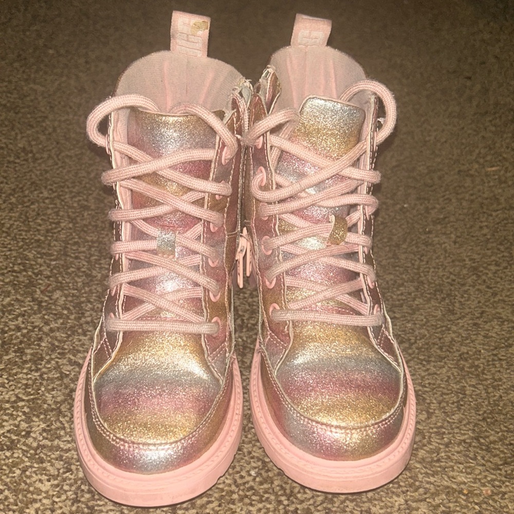 Pink sparkle UGG boots